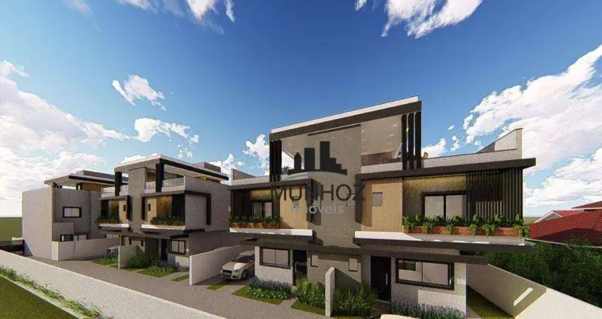 Sobrado com 3 dormitórios à venda, 120 m² por r$ 829.000,00 - boqueirão - curitiba/pr