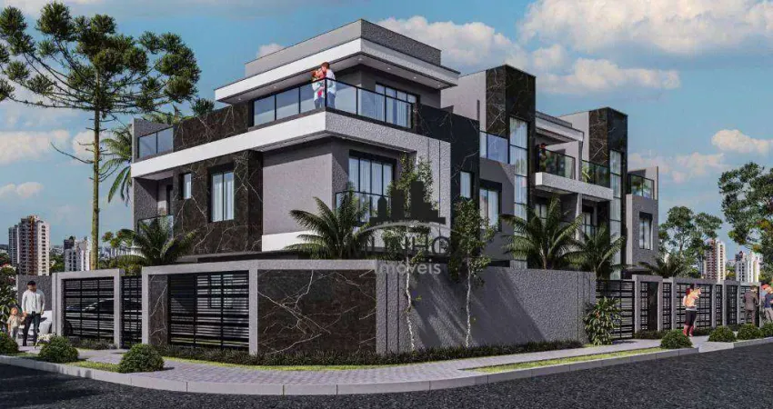 Sobrado com 3 dormitórios à venda, 157 m² por R$ 1.250.000,00 - Água Verde - Curitiba/PR