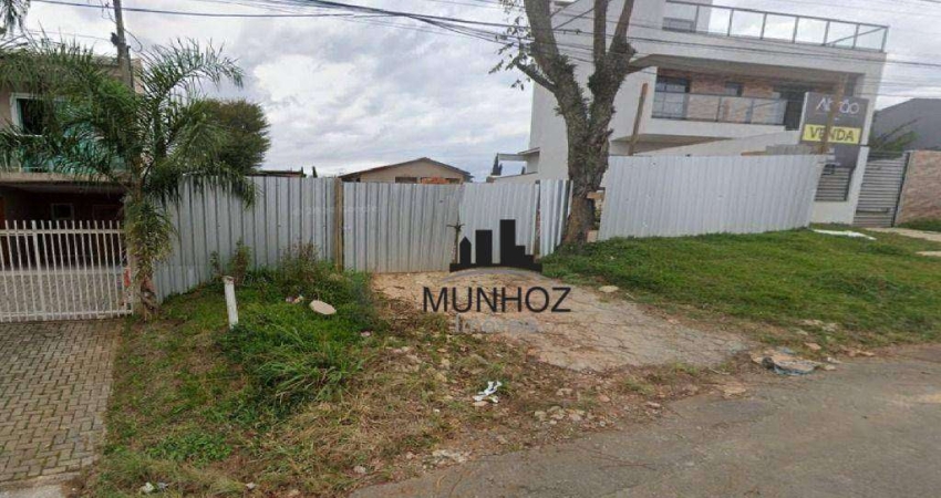 Terreno à venda, 438 m² por R$ 595.000 - Santa Felicidade - Curitiba/PR
