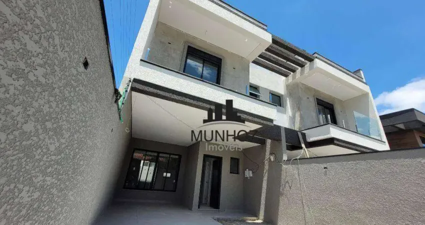Sobrado com 3 dormitórios à venda, 135 m² por r$ 989.600,00 - guabirotuba - curitiba/pr