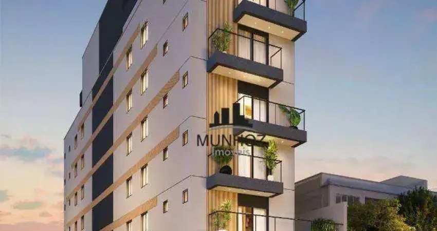 Apartamento com 2 dormitórios à venda, 77 m² por r$ 801.427,18 - portão - curitiba/pr