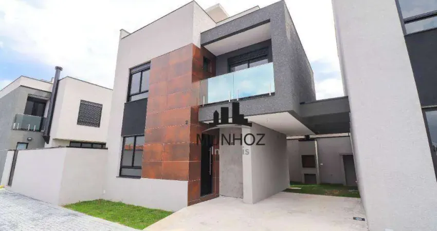 Sobrado com 3 dormitórios à venda, 133 m² por r$ 829.000,00 - boqueirão - curitiba/pr