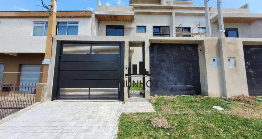 Sobrado com 3 dormitórios à venda, 125 m² por r$ 870.000,00 - capão raso - curitiba/pr