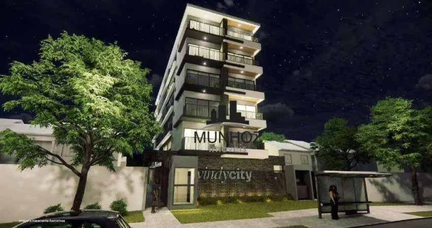 Studio com 1 dormitório à venda, 28 m² por r$ 289.000,00 - água verde - curitiba/pr