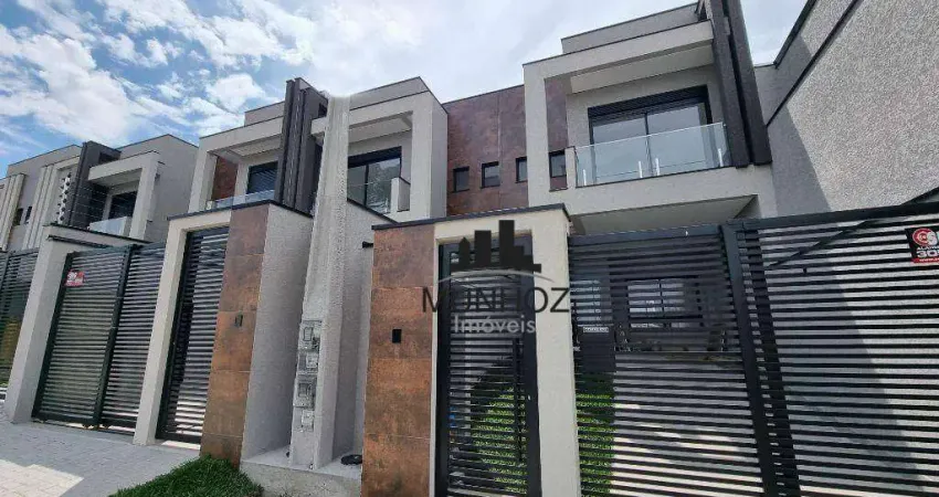 Sobrado com 3 dormitórios à venda, 135 m² por r$ 995.000,00 - santo inácio - curitiba/pr