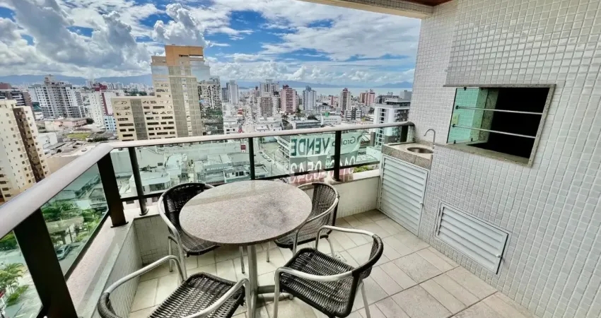 Lindo apartamento á venda de 3 quartos com vista livre e mar no estreito florianópolis sc