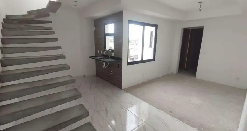 Cobertura para venda em santo andré, parque oratório, 2 dormitórios, 1 suíte, 3 banheiros, 1 vaga