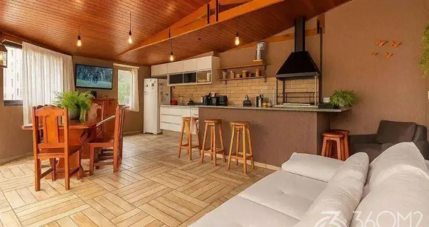 Cobertura para venda em santo andré, vila gilda, 3 dormitórios, 1 suíte, 3 banheiros, 2 vagas