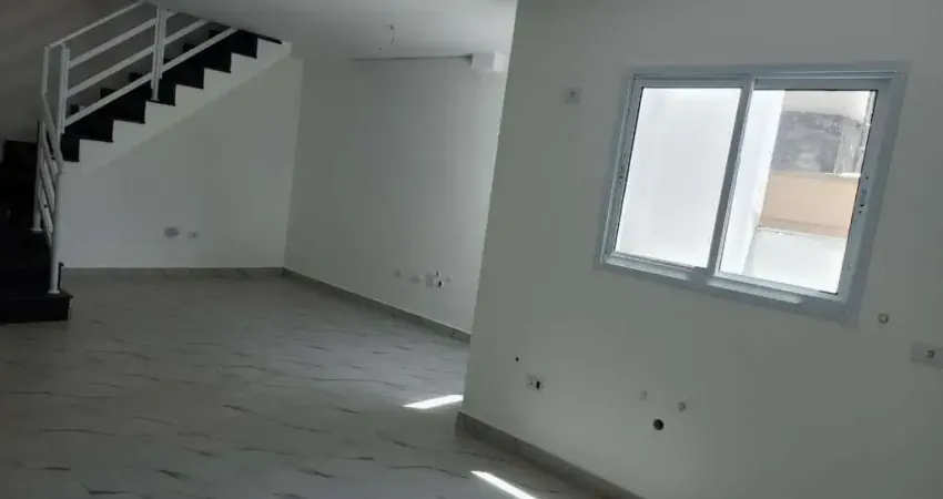 Cobertura para venda em santo andré, vila valparaíso, 2 dormitórios, 2 banheiros, 1 vaga