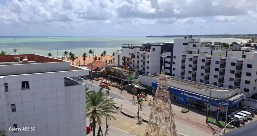 Flat mobiliado para alugar em tambaú – 43m², varanda dupla, a 140m da praia!