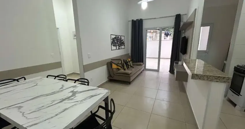 APARTAMENTO PRAIA GRANDE com 2 dormitórios sendo 1 suíte,1 vaga de garagem,varanda gourmet, 1 banheiro social.