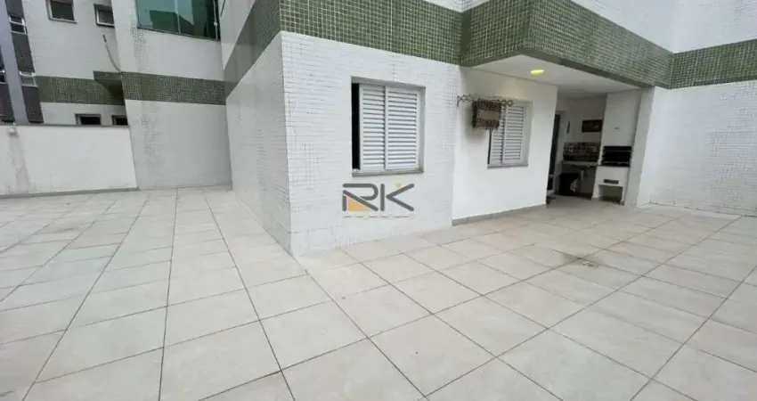 APARTAMENTO PRAIA GRANDE com 2 dormitórios sendo 1 suíte,1 vaga de garagem,varanda gourmet com churrasqueira e quintal