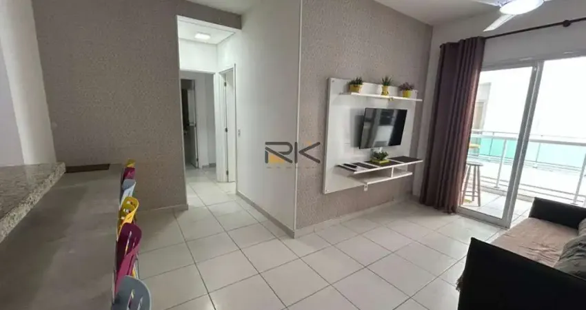 APARTAMENTO PRAIA GRANDE com 2 dormitórios sendo 1 suíte,1 vaga de garagem,varanda gourmet com churrasqueira,sala 2 ambientes