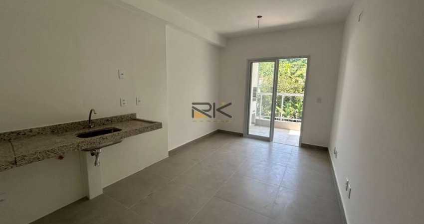 APARTMENTO À VENDA NA PRAIA GRANDE COM 1 SUÍTE,SALA,VARANDA GOURMET