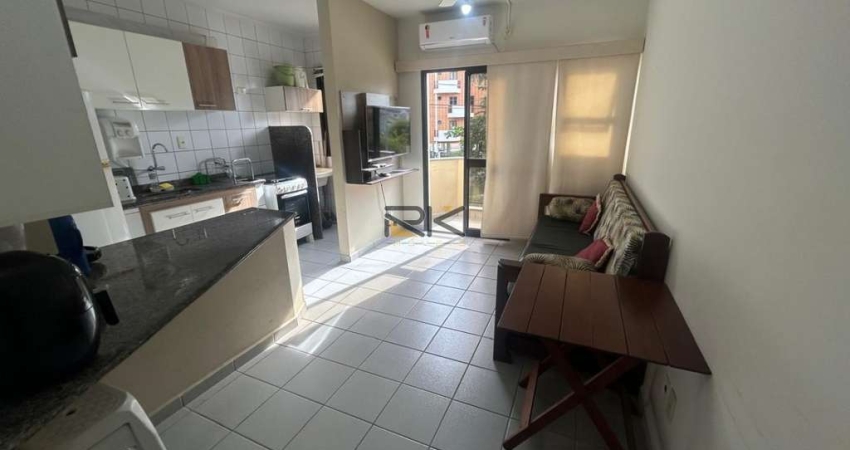 APARTAMENTO PRAIA GRANDE com 1 dormitório,1 vaga de garagem,sala e cozinha