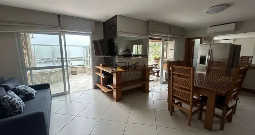 Cobertura na praia grande em ubatuba-sp com 3 suítes,varanda gourmet com churrasqueira com vista para o mar