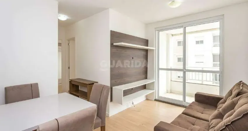 Apartamento semi mobiliado de 2 dormitórios e 1 vaga no bairro Humaitá!