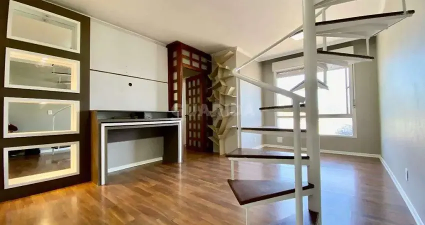 Cobertura semi mobiliado com 2 dormitórios 1 vaga de garagem no bairro alto petrópolis!