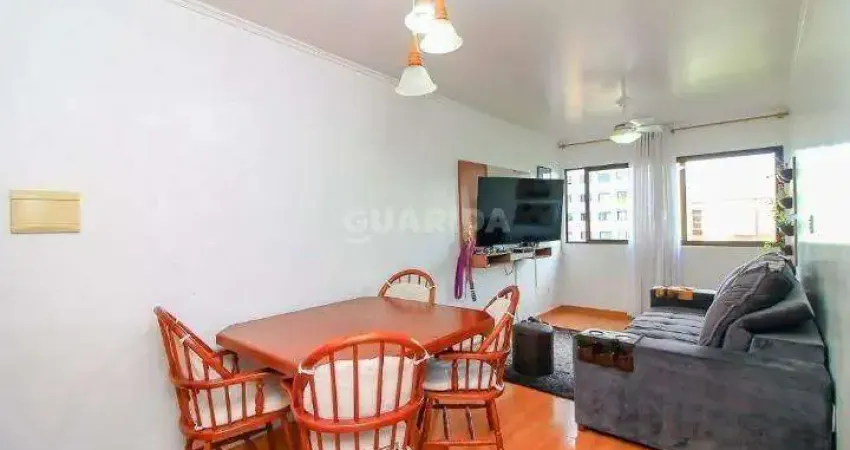 Apartamento mobiliado de 1 dormitório e 1 vaga de garagem no bairro Jardim do Salso.