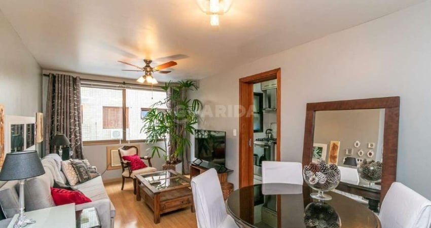 Apartamento mobiliado com 1 dormitório e 1 vaga de garagem coberta, no bairro Petrópolis - Porto Alegre/RS