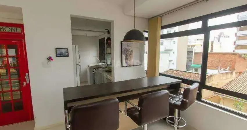 Apartamento mobiliado com Churrasqueira e 1 dormitório para alugar no bairro Boa Vista.