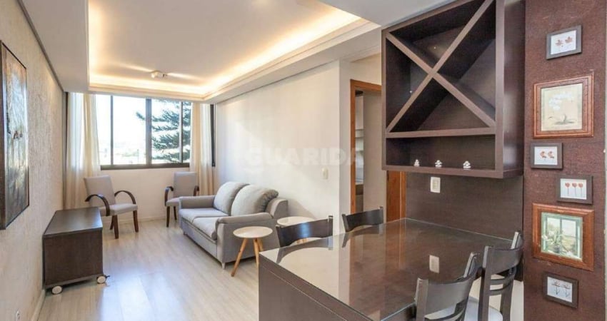 Apartamento mobiliado de 1 dormitório e 1 vaga de garagem no bairro Petrópolis - Porto Alegre/RS