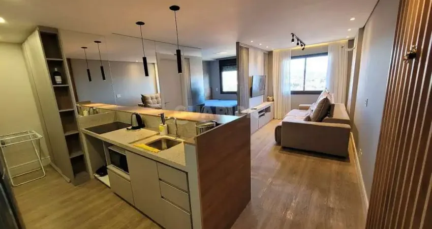 Apartamento mobiliado com 1 dormitório e 1 vaga de garagem no bairro Petrópolis!