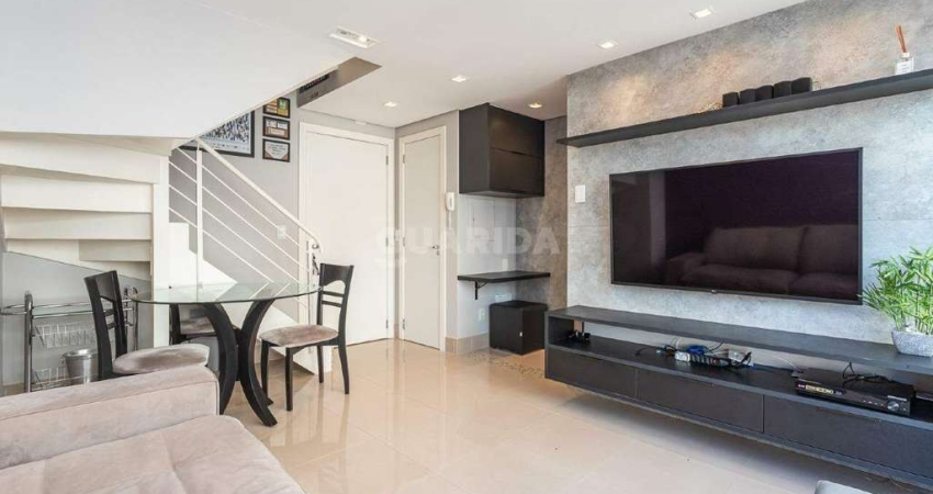 Lindo apartamento duplex de 1 dormitório totalmente mobiliado no bairro Auxiliadora!