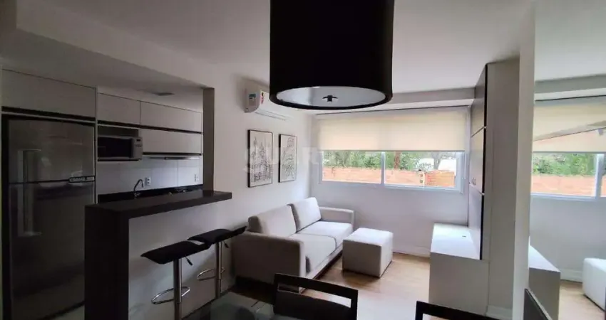 Apartamento mobiliado com 2 dormitórios e 1 vaga de garagem no bairro Vila Nova - Porto Alegre/RS