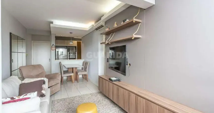 Apartamento totalmente mobiliado com 1 vaga de garagem no bairro Partenon