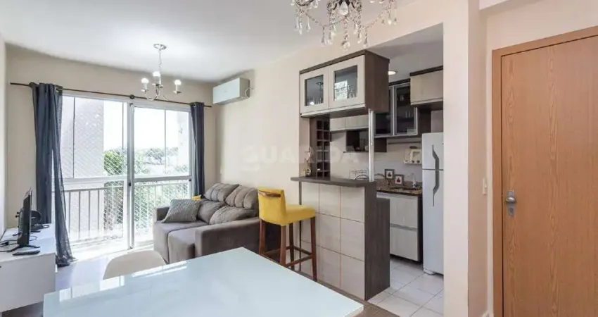 Excelente apartamento mobiliado de 2 dormitórios e 1 vaga no bairro Tristeza!