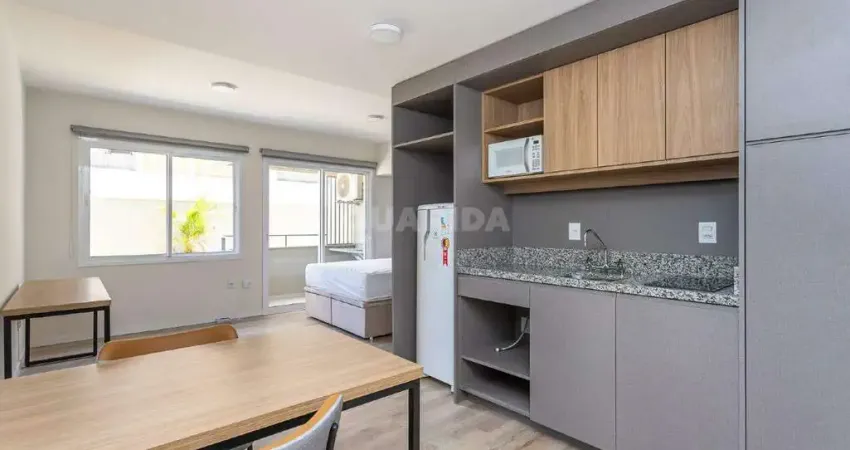 Exclusividade Guarida: Studio mobiliado novo e moderno, nunca habitado, no Bairro Petrópolis!