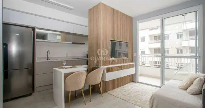 Apartamento mobiliado com 2 dormitórios, sendo 1 suíte, no bairro Humaitá com VAGA/SACADA E CHURRASQUEIRA INTERNA!
