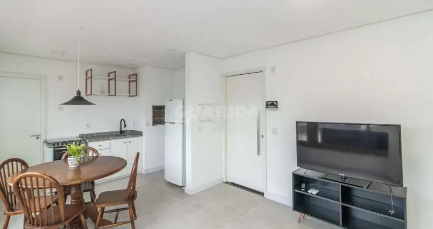 Apartamento com 1 dormitório, mobiliado, com 1 vaga de garagem no bairro menino deus!