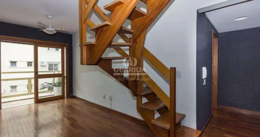 Apartamento no estilo cobertura de 2 dormitórios no bairro higienópolis.