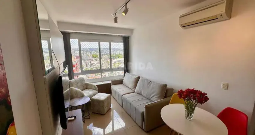 Apartamento mobiliado de 1 dormitório no bairro cidade baixa.