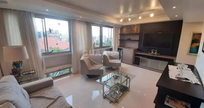 Apartamento mobiliado de 2 suítes com vaga coberta no petrópolis!