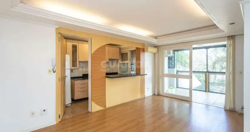 Apartamento mobiliado com 2 dormitórios, 1 vaga de garagem, no menino deus!