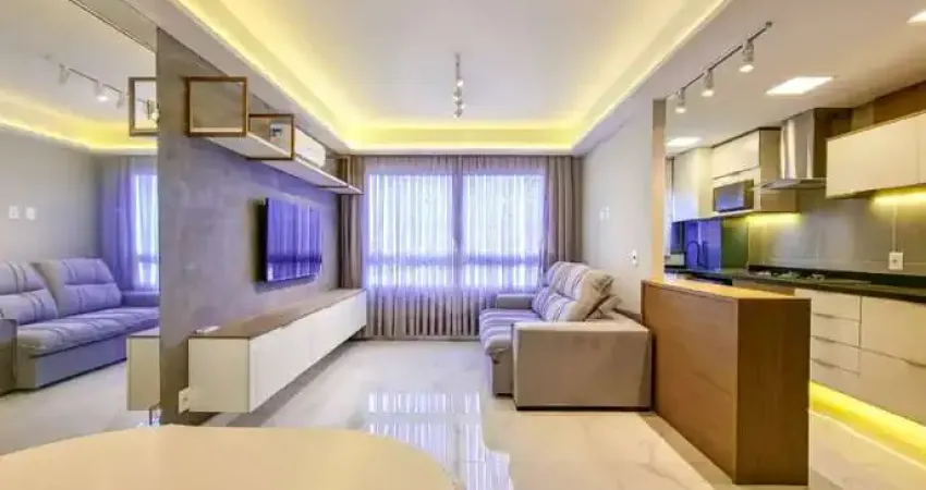 Apartamento mobiliado com 2 dormitórios, sendo 1 suíte, e 1 vaga de garagem no bairro santana