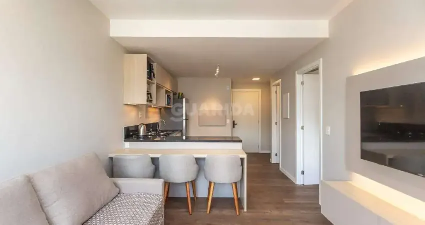 Apartamento para aluguel mobiliado, 1 dormitório sendo 1 suíte. Região Central na Cidade Baixa - Porto Alegre/RS