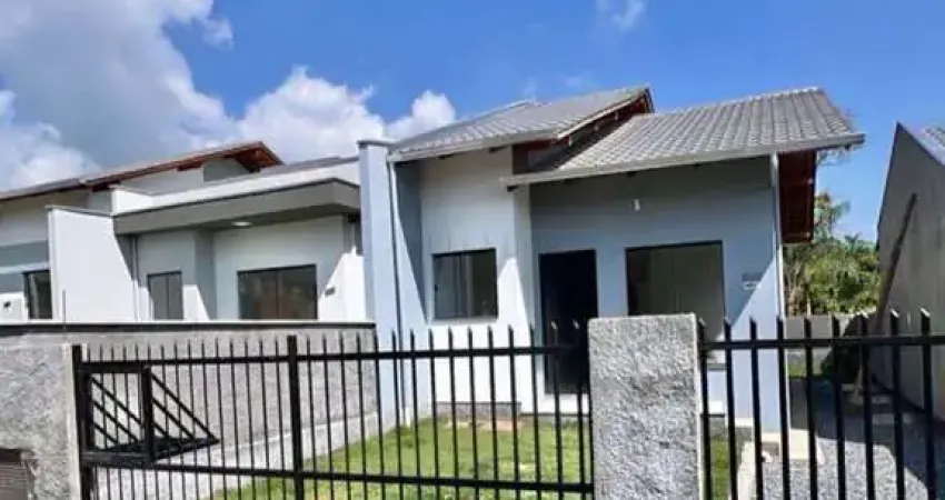 Casa nova à venda com 2 dormitórios no bairro benedito em indaial-sc