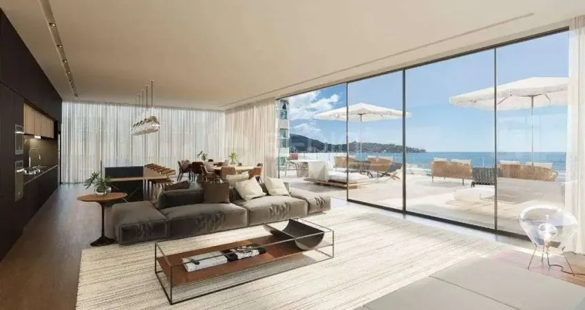 Cobertura duplex frente mar 05 suítes a venda meia praia - itapema