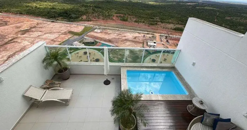 Apartamento cobertura - venda - condomínio brasil beach - ribeirão do lipa - cuiabá/mt