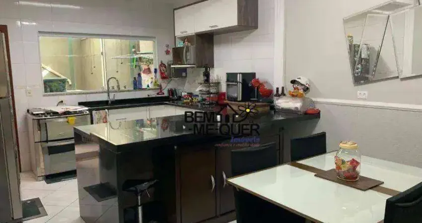 Sobrado com 3 dormitórios à venda, 123 m² por R$ 699.000,00 - Parque Maria Domitila - São Paulo/SP