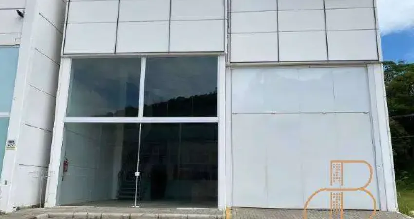 Locação - galpão com mezanino, 289m² no bairro areias em camboriú