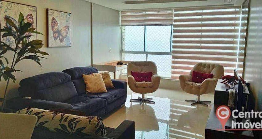 Apartamento com 3 dormitórios para locação temporada, 117 m² por R$ 1.300,00/dia - Centro - Balneário Camboriú/SC