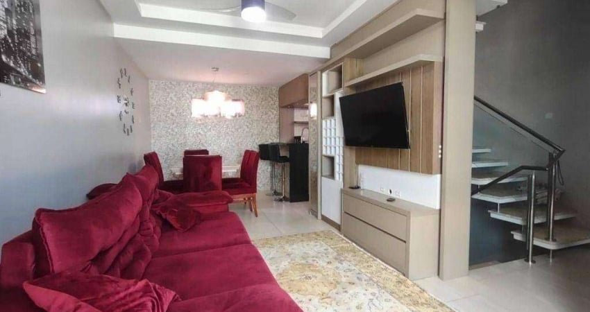 Apartamento triplex com 3 dormitórios, sendo 1 suíte à venda, 133 m² por R$ 1.600.000 - Centro - Balneário Camboriú/SC