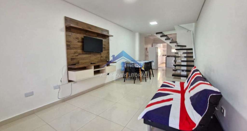 Casa com 2 quartos, Solemar, Praia Grande - R$ 350 mil, Cod: 5257