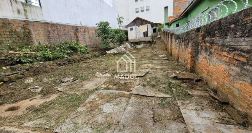 Terreno comercial à venda no centro de Ponta Grossa.