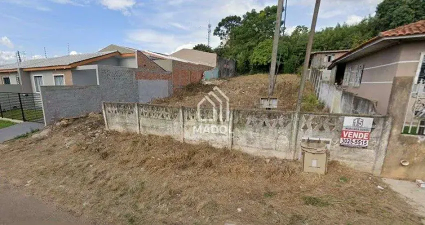 Terreno à venda na Rua Marcílio Dias, 1656, Nova Rússia, Ponta Grossa